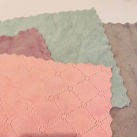 4PCS Kitchen Towels/Linens Premium Coral Velvet - Picture 5 of 6